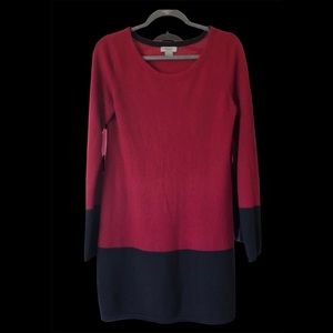 100% cashmere sweater dress